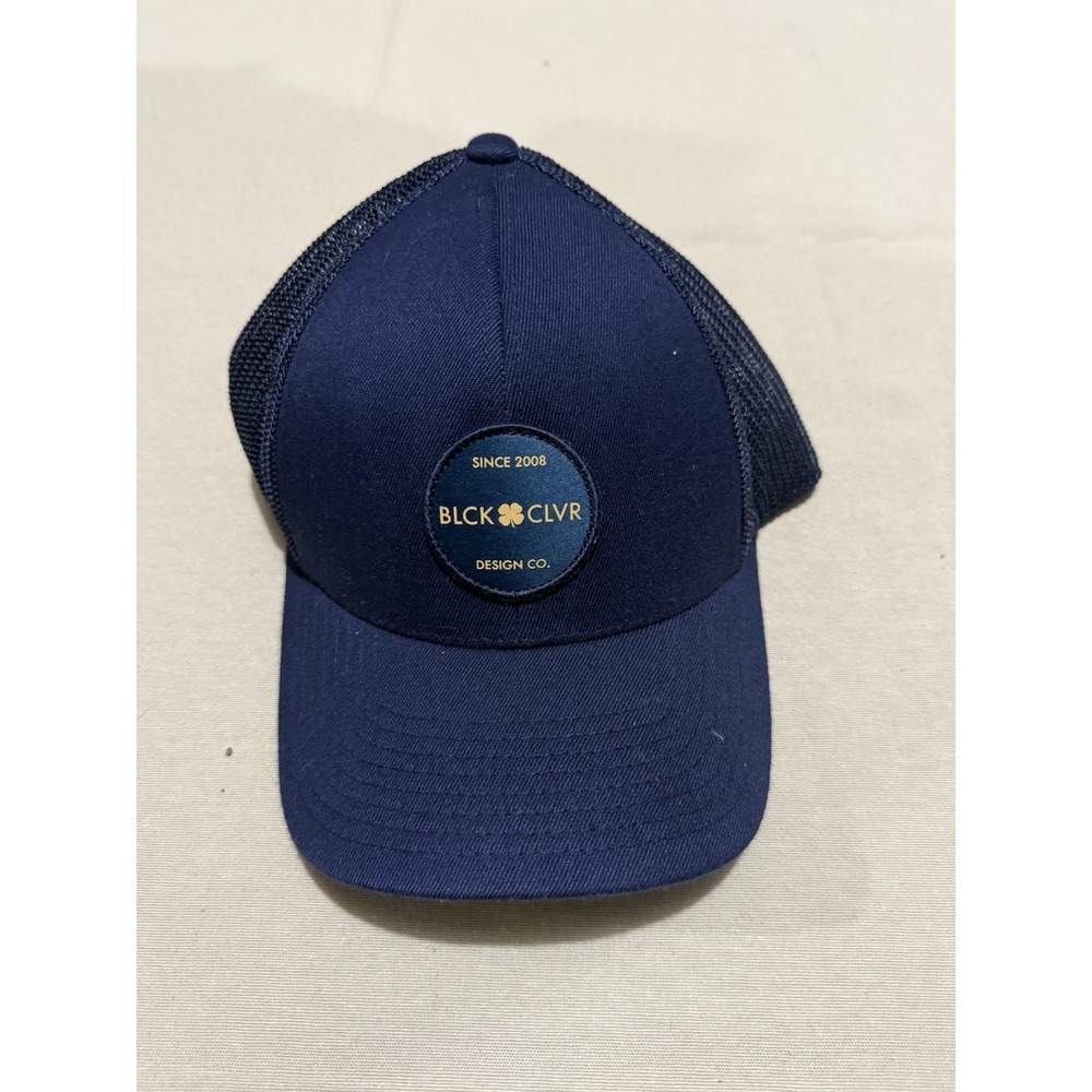 Black Clover Live Lucky Men's Logo Patch Baseball Cap Hat Snapback Blue One Size